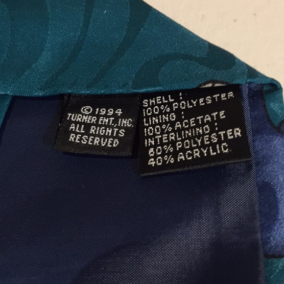 Tom & Jerry Cartoon Tie Green / Blue Vintage 1994 - Picture 7 of 13